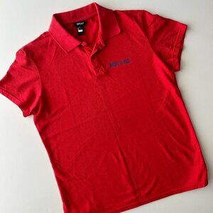 Just Cavalli Red Collared Men's Polo Shirt